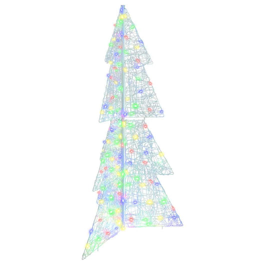 Albero di Natale con 160 LED Multicolore 150 cm Acrilico 42019209
