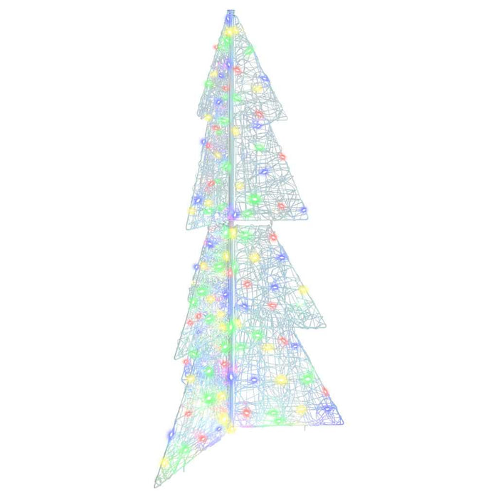 Albero di Natale con 160 LED Multicolore 150 cm Acrilico 42019209
