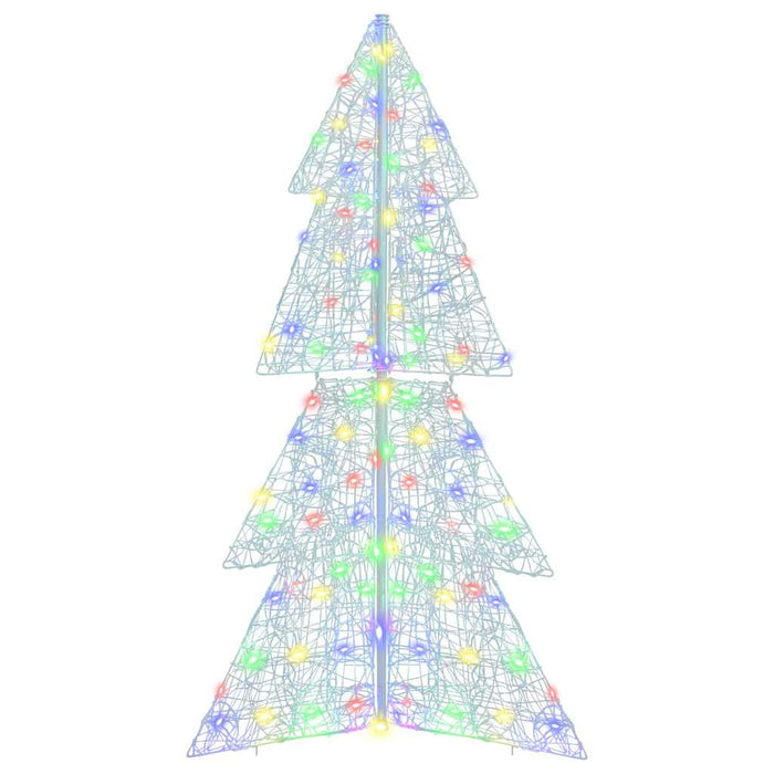 Albero di Natale con 160 LED Multicolore 150 cm Acrilico 42019209