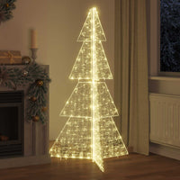 Albero di Natale con 240 LED Bianco caldo 180 cm Acrilico 42019210