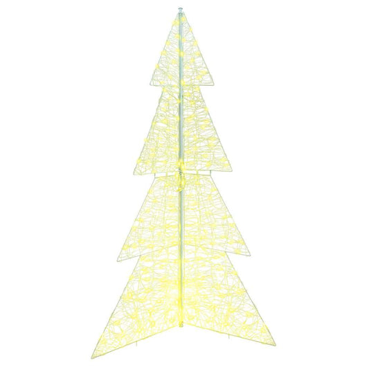 Albero di Natale con 240 LED-Luci decorative natalizie Bianco caldo 180 cm Acrilico 632896