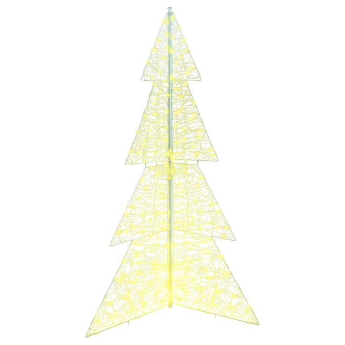 Albero di Natale con 240 LED-Luci decorative natalizie Bianco caldo 180 cm Acrilico 632896