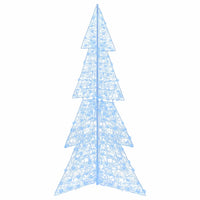 Albero di Natale con 240 LED-Luci decorative natalizie Bianco Freddo 180 cm Acrilico 490360