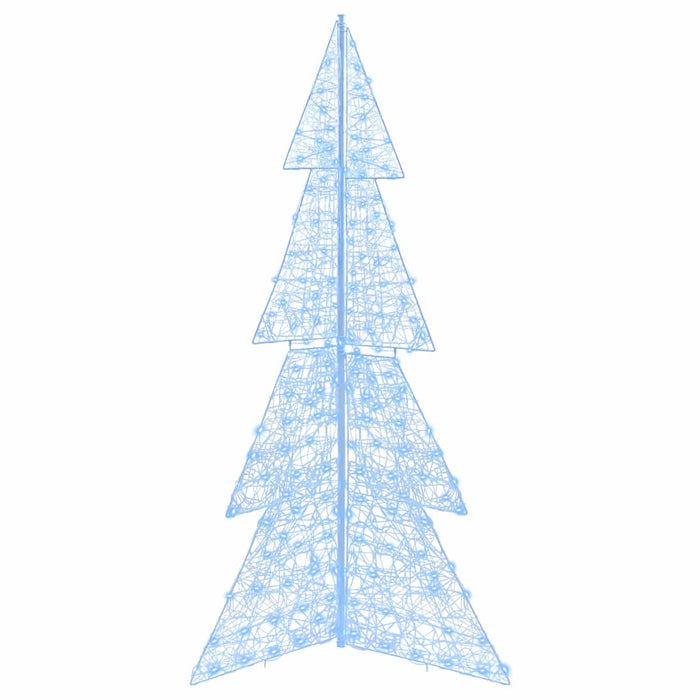 Albero di Natale con 240 LED-Luci decorative natalizie Bianco Freddo 180 cm Acrilico 490360