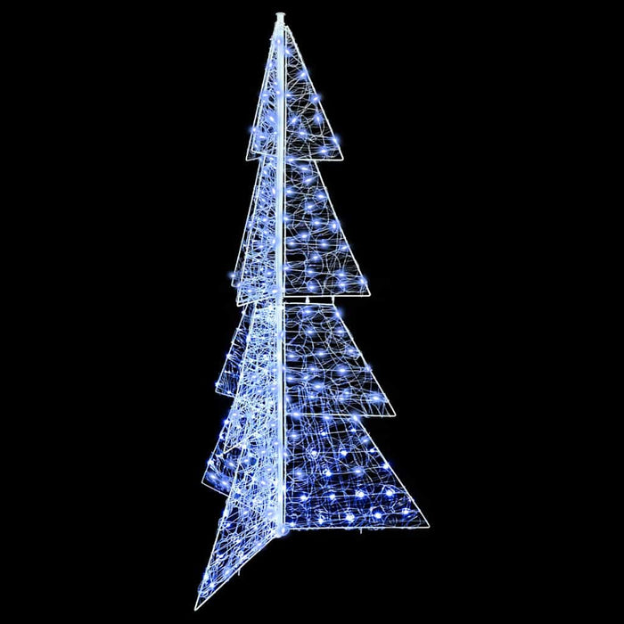Albero di Natale con 240 LED-Luci decorative natalizie Bianco Freddo 180 cm Acrilico 490360