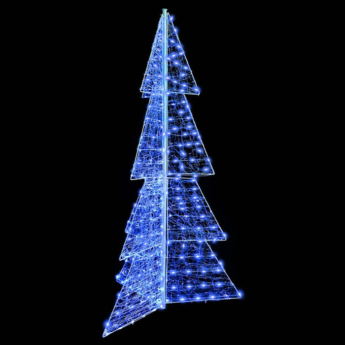 Albero di Natale con 240 LED Blu 180 cm Acrilico 42019212