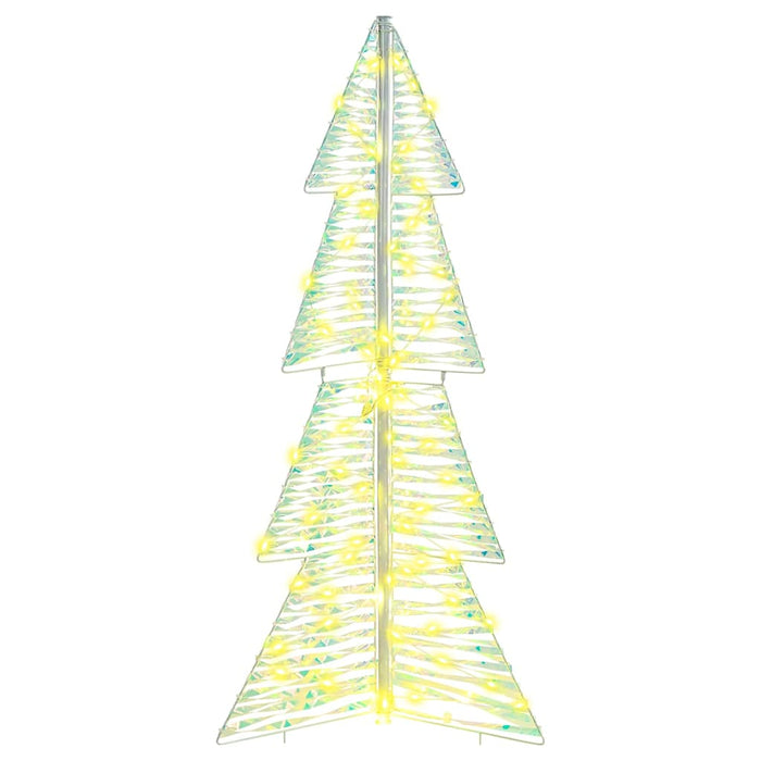 Albero di Natale con 100 LED-Luci decorative natalizie Bianco caldo 120 cm PET 351360