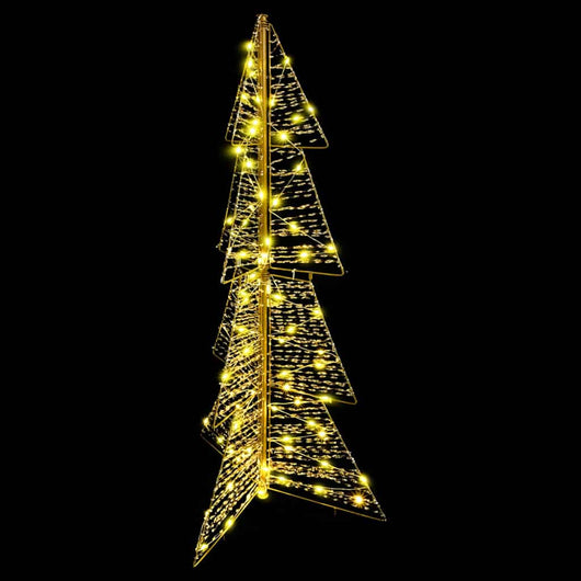 Albero di Natale con 100 LED-Luci decorative natalizie Bianco caldo 120 cm PET 554264
