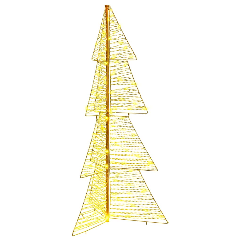 Albero di Natale con 160 LED Bianco caldo 150 cm PET 42019218