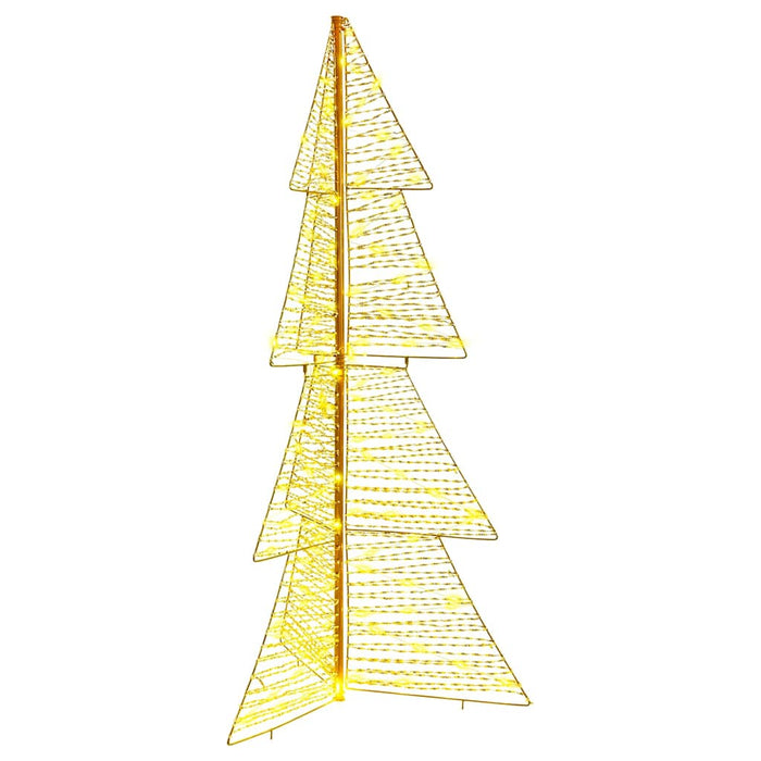 Albero di Natale con 160 LED Bianco caldo 150 cm PET 42019218
