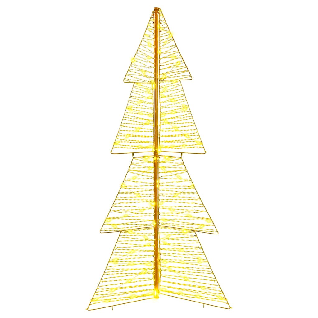 Albero di Natale con 160 LED Bianco caldo 150 cm PET 42019218