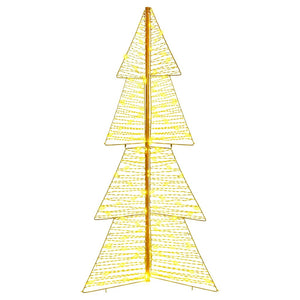Albero di Natale con 160 LED Bianco caldo 150 cm PET 42019218