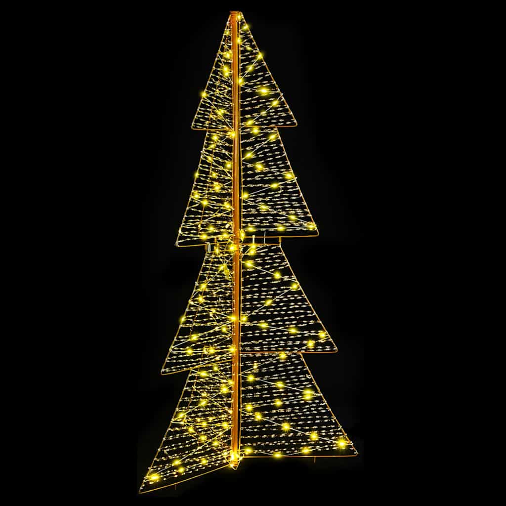 Albero di Natale con 160 LED Bianco caldo 150 cm PET 42019218