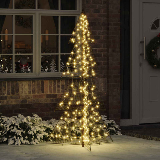 Albero di Natale con 240 LED Bianco caldo 180 cm PET 42019219
