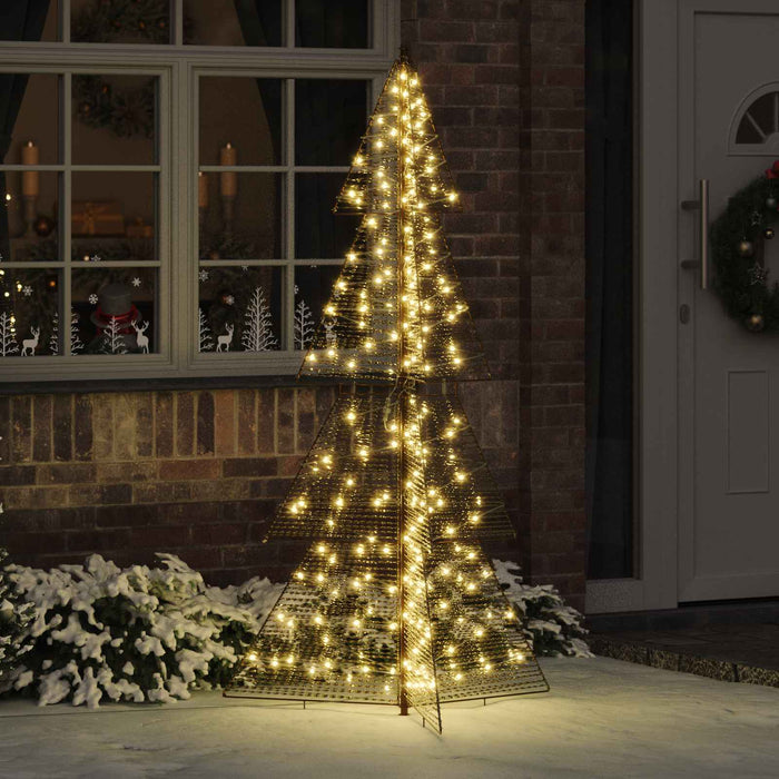 Albero di Natale con 240 LED Bianco caldo 180 cm PET 42019219