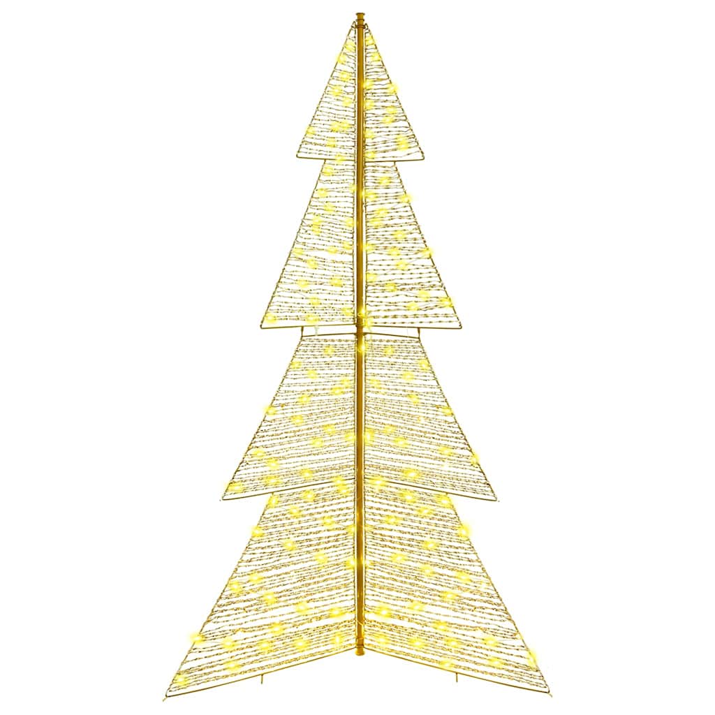 Albero di Natale con 240 LED-Luci decorative natalizie Bianco caldo 180 cm PET 735378