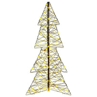 Albero di Natale con 160 LED-Luci decorative natalizie Bianco caldo 150 cm Rattan 260163
