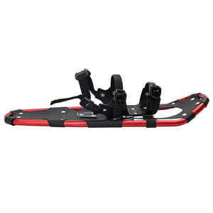 Racchette da neve 3 in 1 con bastoni da trekking Rosso 42021423