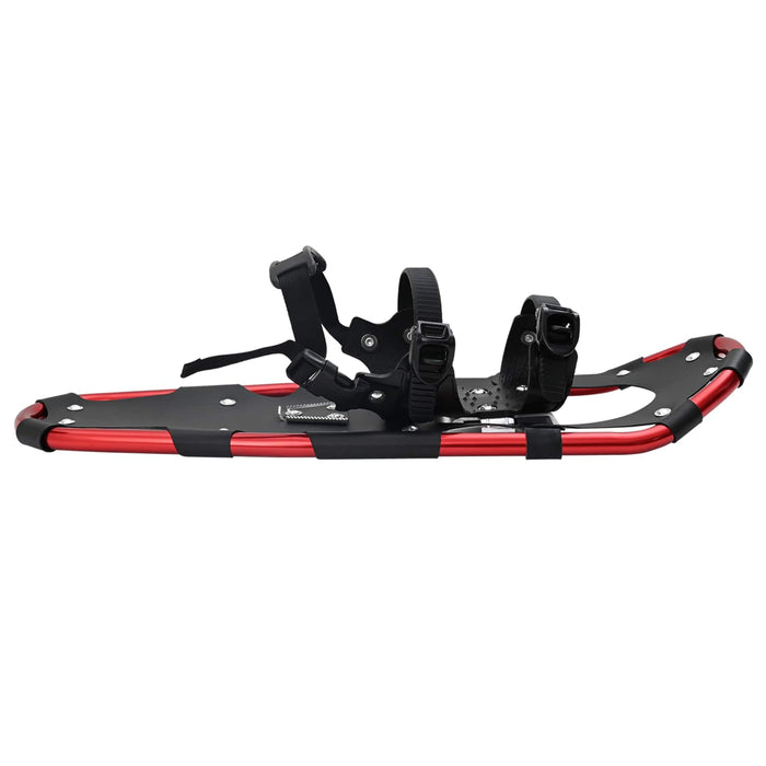 Racchette da neve 3 in 1 con bastoni da trekking Rosso 42021423