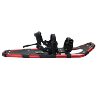 Racchette da neve 3 in 1 con bastoni da trekking Rosso e Nero 42021431