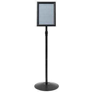 Supporto Poster a Piedistallo Nero a4 Alluminio e PVC 42020976