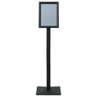 Supporto Poster a Piedistallo Nero a4 Alluminio e PVC 42020978