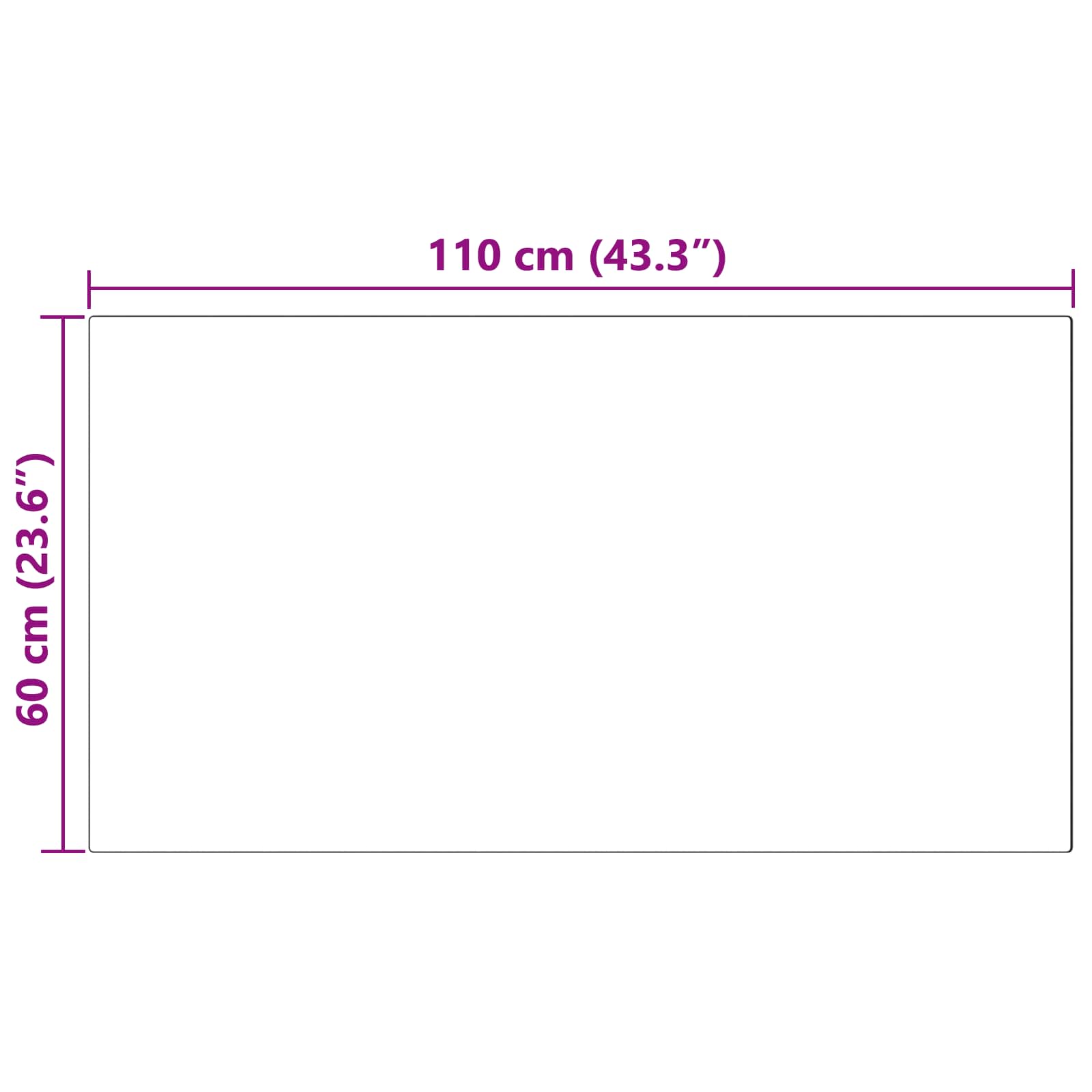 Tappeto Pecora Tafalla Bianco 60 x 110 cm Poliestere 42021455