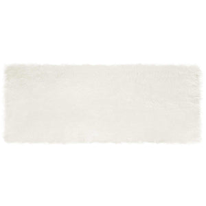 Tappeto Pecora Tafalla Bianco 80 x 200 cm Poliestere 42021457