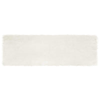 Tappeto Pecora Tafalla Bianco 80 x 250 cm Poliestere 42021458