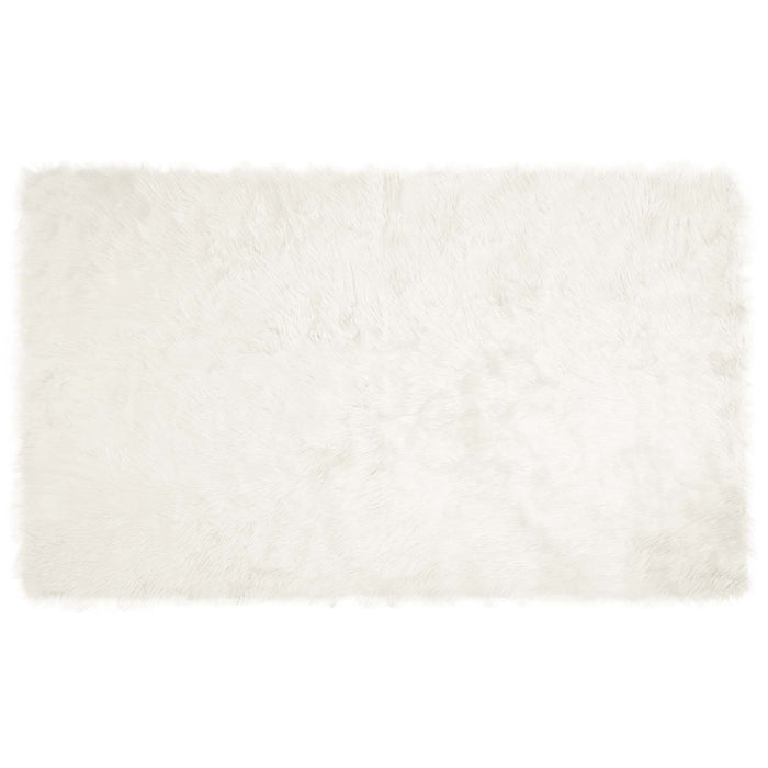 Tappeto Pecora Tafalla Bianco 100 x 200 cm Poliestere 42021459