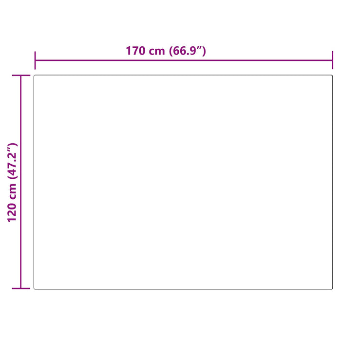 Tappeto Pecora Tafalla Bianco 120 x 170 cm Poliestere 42021460
