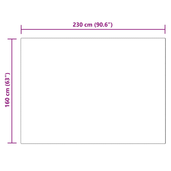 Tappeto Pecora Tafalla Bianco 160 x 230 cm Poliestere 42021462