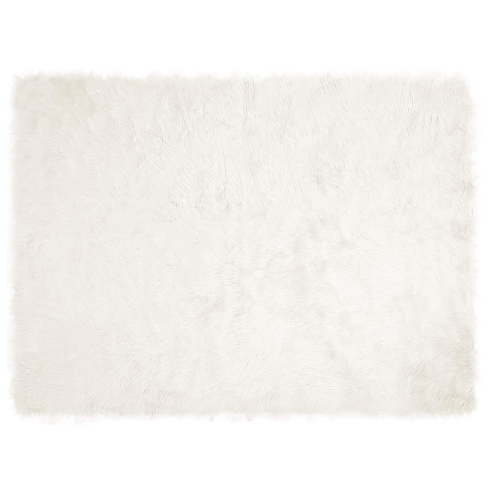 Tappeto Pecora Tafalla Bianco 160 x 230 cm Poliestere 42021462