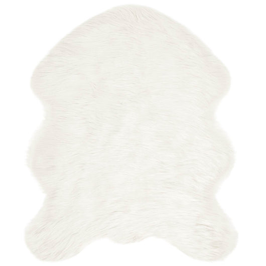 Tappeto Pecora Tafalla Bianco 50 x 80 cm Poliestere 42021474