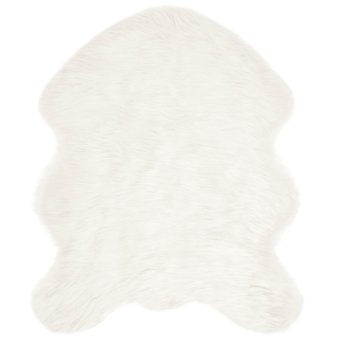 Tappeto Pecora Tafalla Bianco 50 x 80 cm Poliestere 42021474
