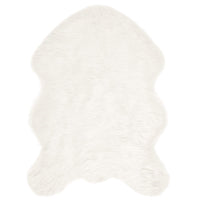 Tappeto Pecora Tafalla Bianco 80 x 120 cm Poliestere 42021476