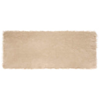 Tappeto Pecora Tafalla Beige 80 x 200 cm Poliestere 42021479