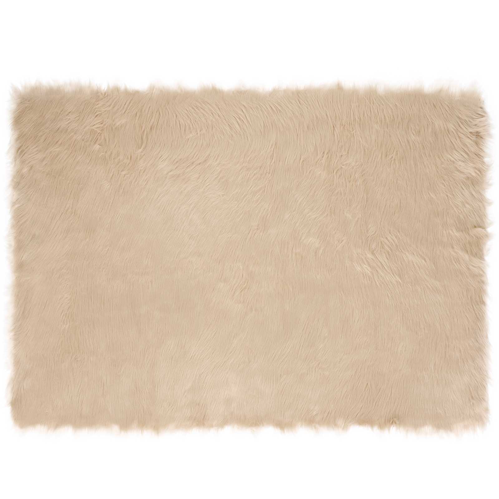 Tappeto Pecora Tafalla Beige 120 x 170 cm Poliestere 42021482