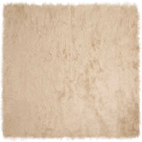 Tappeto Pecora Tafalla Beige 160 x 160 cm Poliestere 42021488
