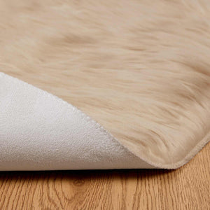 Tappeto Pecora Tafalla Beige Ø 120 cm Poliestere 42021493