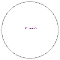 Tappeto Pecora Tafalla Beige Ø 160 cm Poliestere 42021494