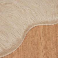 Tappeto Pecora Tafalla Beige 50 x 80 cm Poliestere 42021496
