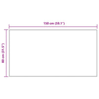 Tappeto Pecora Tafalla Crema 80 x 150 cm Poliestere 42021500