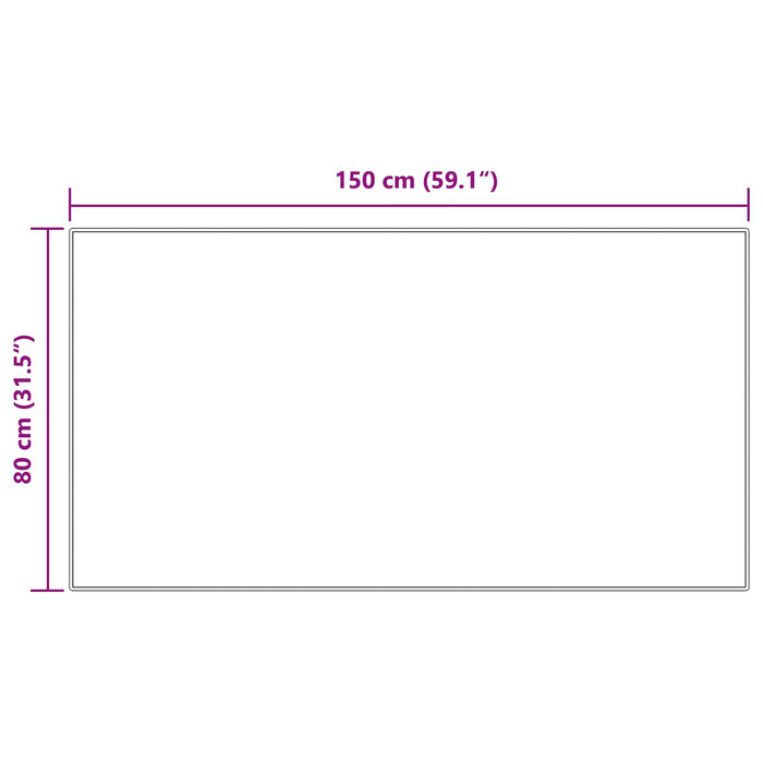 Tappeto Pecora Tafalla Crema 80 x 150 cm Poliestere 42021500