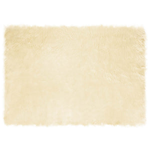 Tappeto Pecora Tafalla Crema 120 x 170 cm Poliestere 42021504