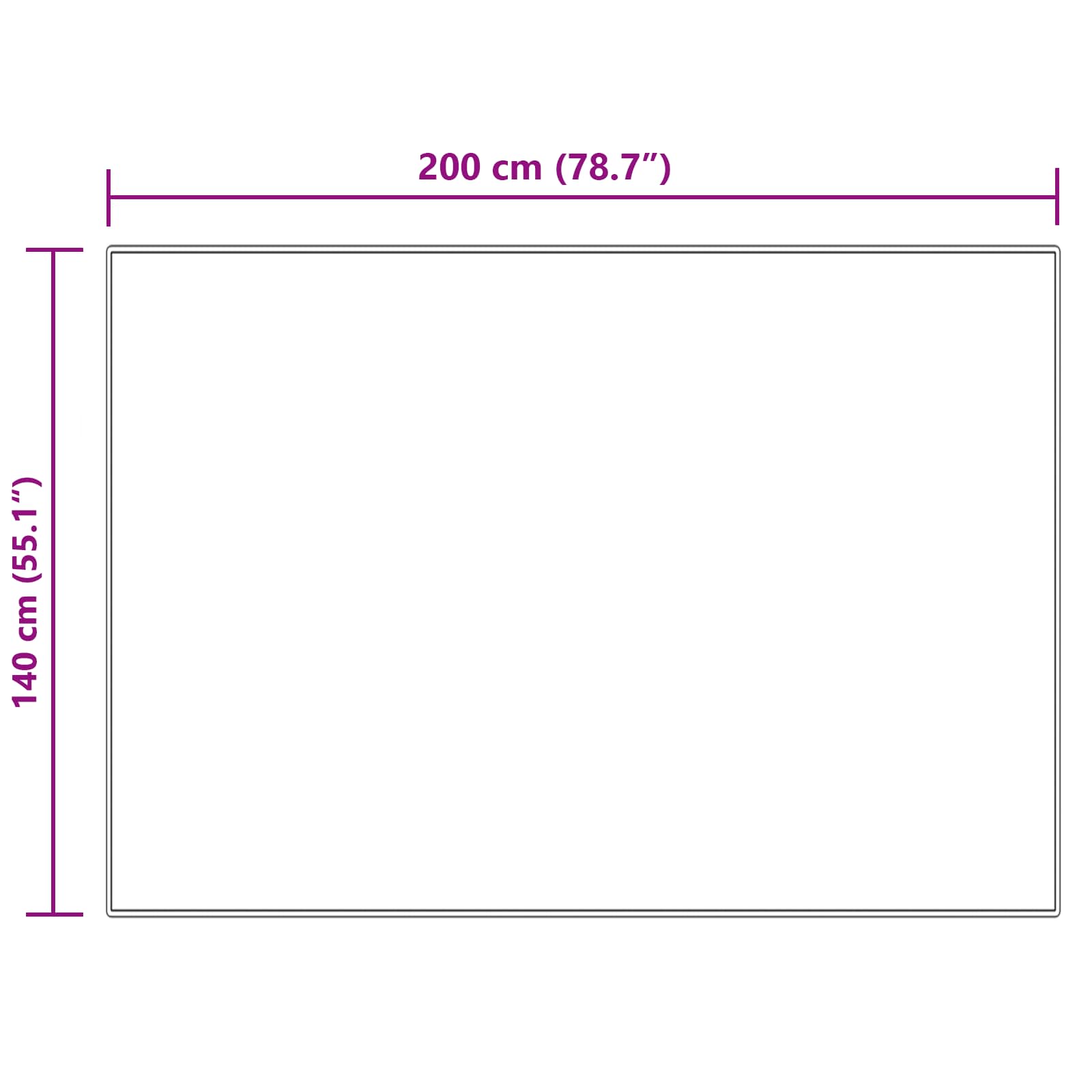 Tappeto Pecora Tafalla Crema 140 x 200 cm Poliestere 42021505