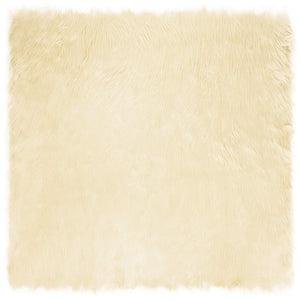 Tappeto Pecora Tafalla Crema 120 x 120 cm Poliestere 42021509