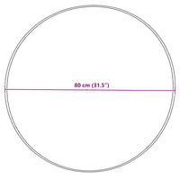 Tappeto Pecora Tafalla Crema Ø 80 cm Poliestere 42021513