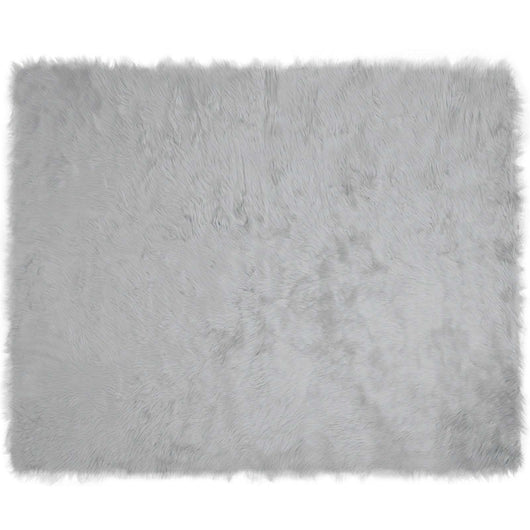 Tappeto Pecora Tafalla Grigio 200 x 280 cm Poliestere 42021529