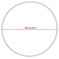 Tappeto Pecora Tafalla Grigio Ø 100 cm Poliestere 42021536